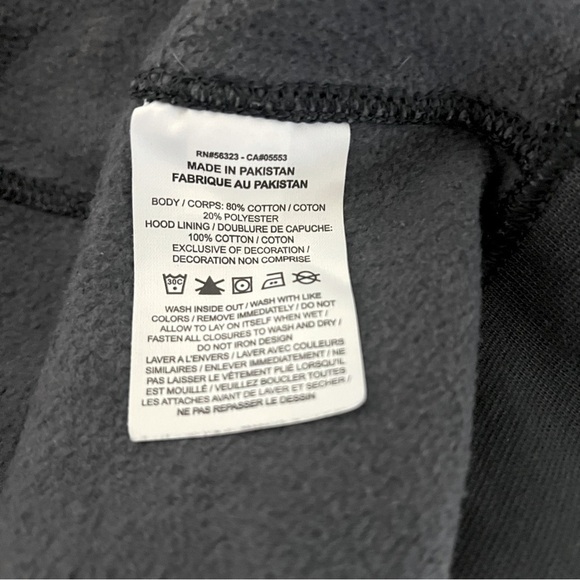 Nike Men’s Camouflage Medium Zipped Hooded Jacket ‘Gray’ Drawstring Activewear - Picture 7 of 8